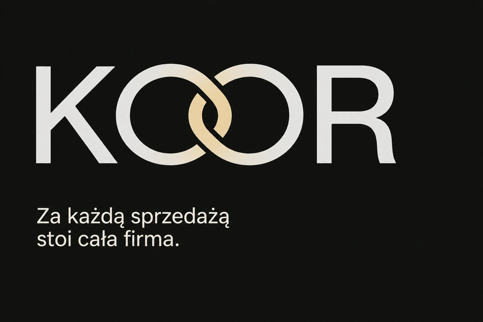 KOOR. Za każdą sprzedażą stoi cała firma.